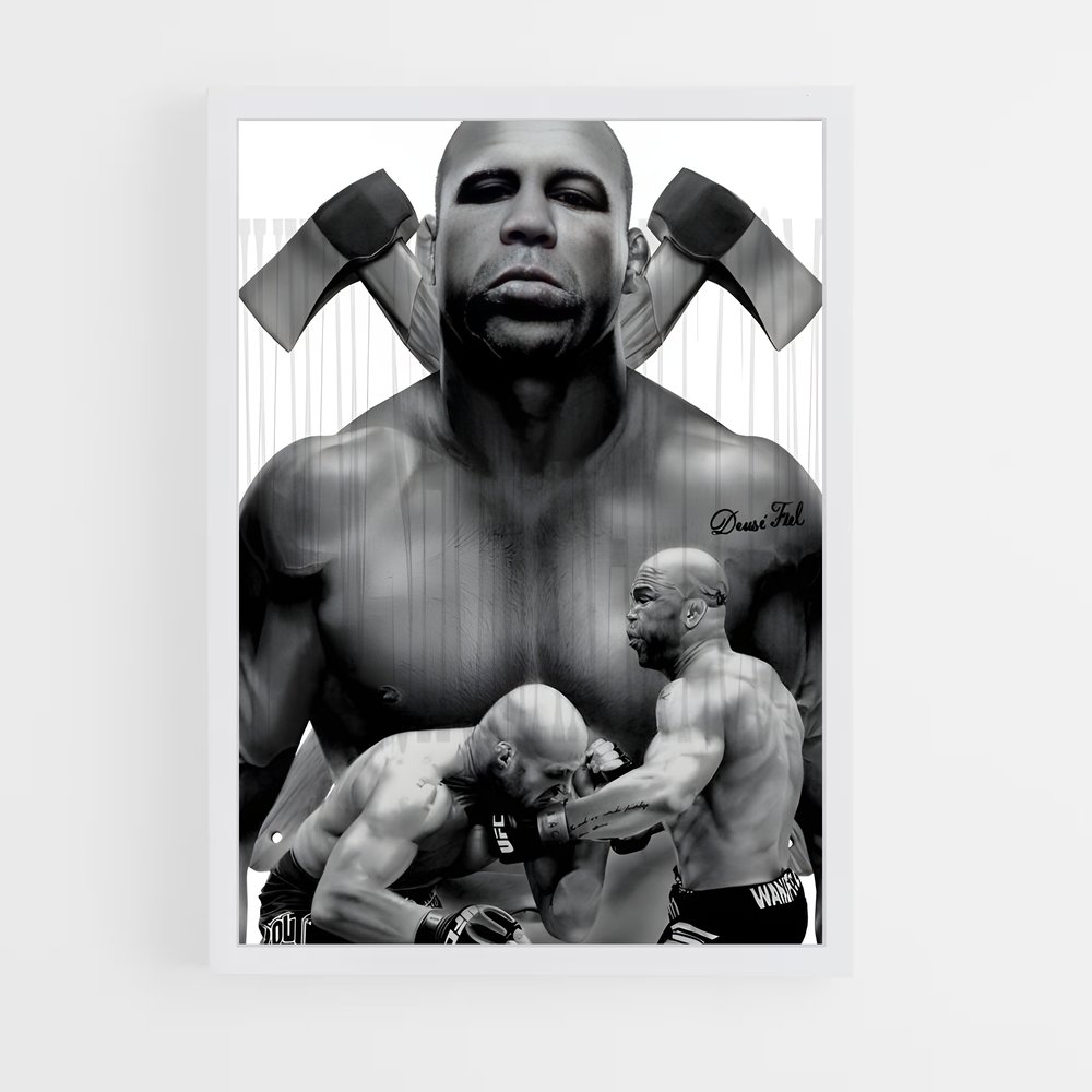 Poster Wanderlei de silva – affiche MMA (vue 3)